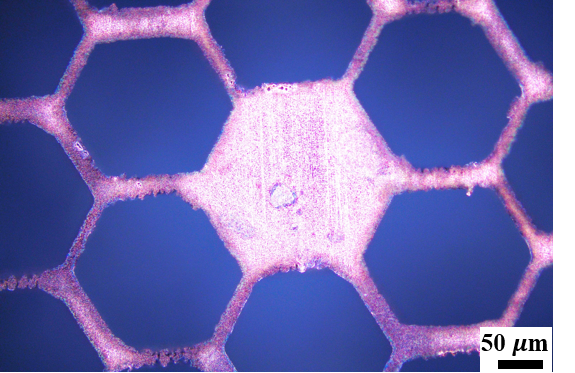 Spider-web pattern cutting