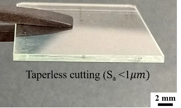 Taperless cutting