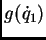 $\displaystyle g(\dot q_{1})$