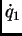 $\displaystyle \dot q_{1}$
