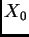 $ X_{0}$