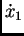$\displaystyle \dot x_1$