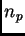 $\displaystyle n_{p}$