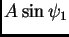 $\displaystyle A\sin \psi_{1}$