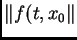 $\displaystyle \Vert f(t,x_{0}\Vert$