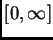 $ [0,\infty]$