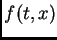$ f(t,x)$